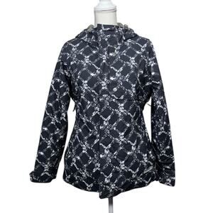 Burton Dryride Women's Black and White Ski Jacket - Size Small